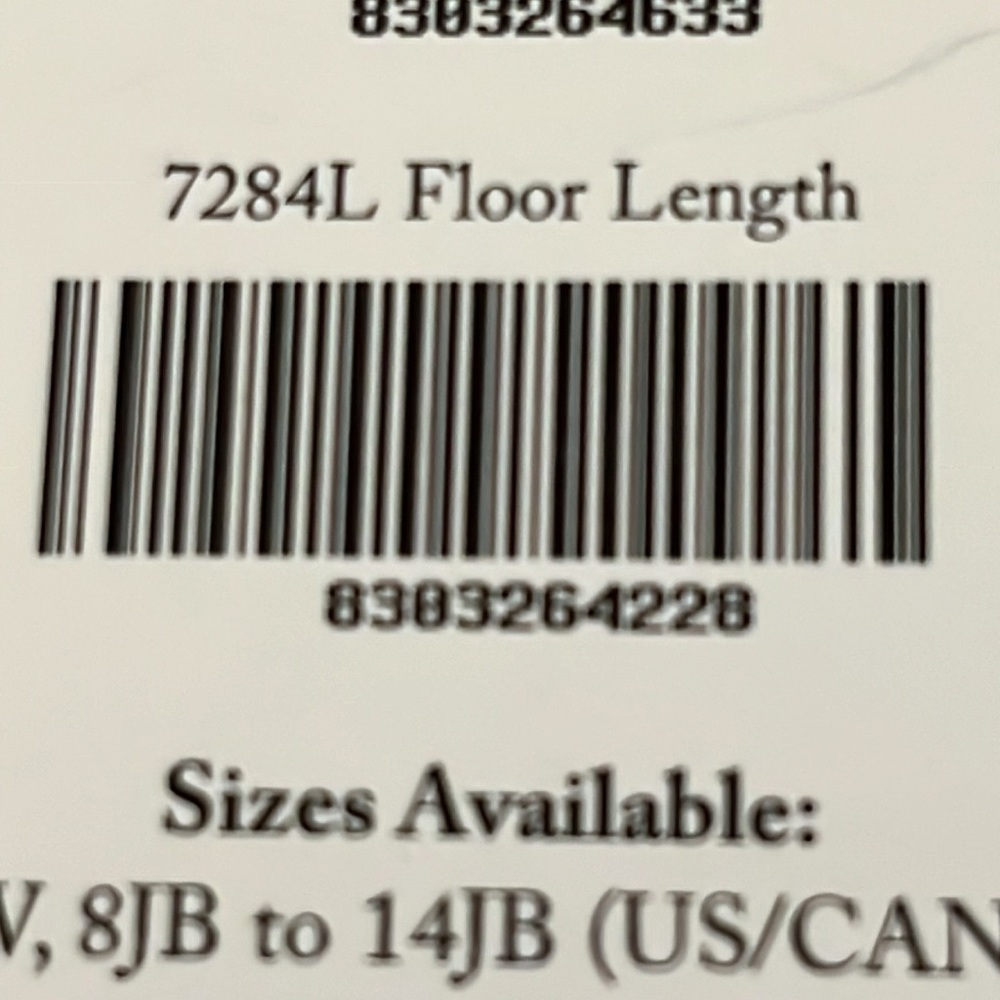 NWT Alfred Angelo GOWN 7284L FIRST BLUSH PINK & BLACK Size 10 Bridesmaid - Picture 7 of 11
